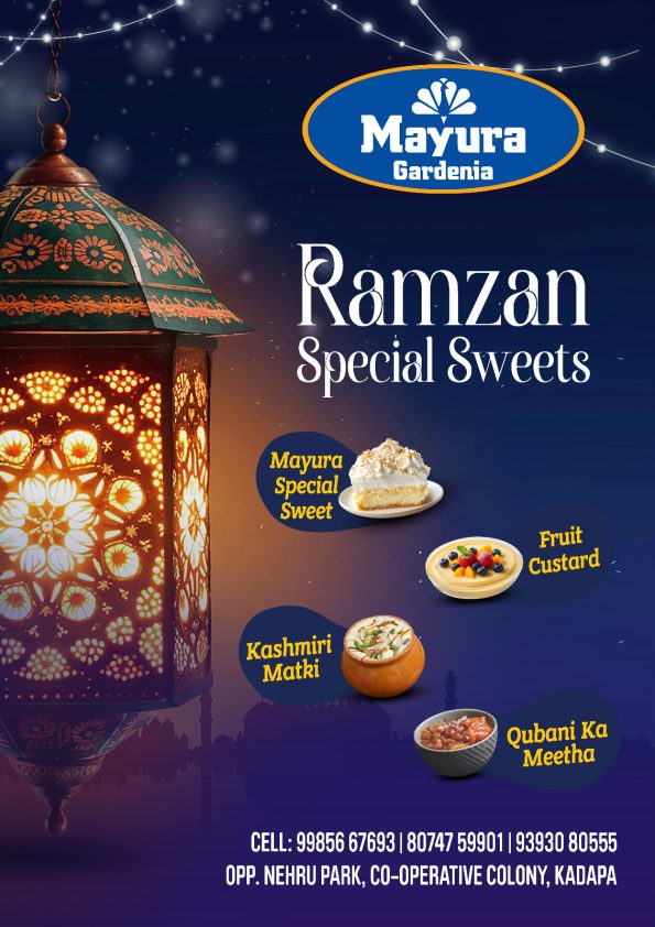 sweets ,Ramzan Special from Mayura Gardenia