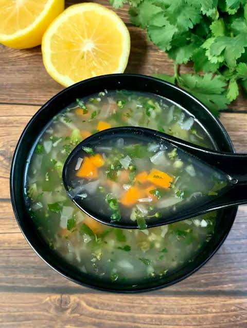 Veg-Lemon-Coriander-Soup