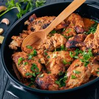 BROWN GARLIC CHICKEN SOUP