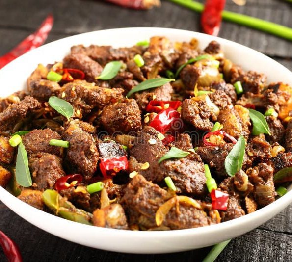 Mutton Fry (Boneless)