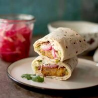 Aloo Tikki Wrap
