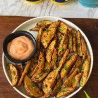 Potato Wedges (Cheesy)