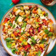 Stir Fried Paneer Salad