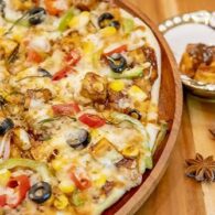 BH Special Hariyali Chicken Pizza (Chef's Special) (Medium)