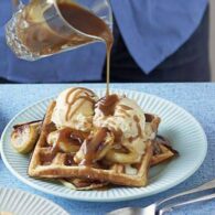 Banana Caramel Waffle