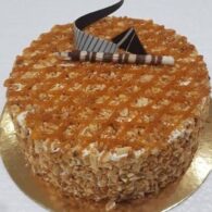 Caramel Nuts Ice Cream Cake (1 kg)
