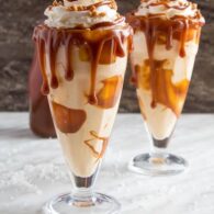 Caramel Nuts Milk Shake