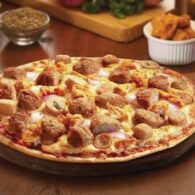 Cheese Burst Chettinadu Chicken Pizza (Chef's Special) (Large)