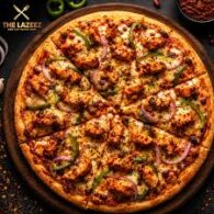 Cheese Burst Schezwan Chicken Pizza (Special) (Large)