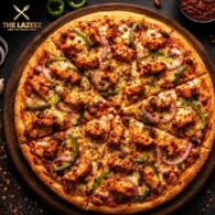 Cheese Burst Schezwan Chicken Pizza (Medium)