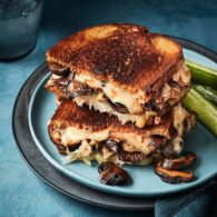 Crispy Mushroom Cheese Sandwich