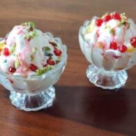 FRUIT SALAD WITH ICE CREAM ( DOUBLE SCOO)