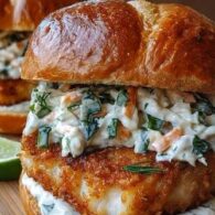 Fried Fish Burger - Tower