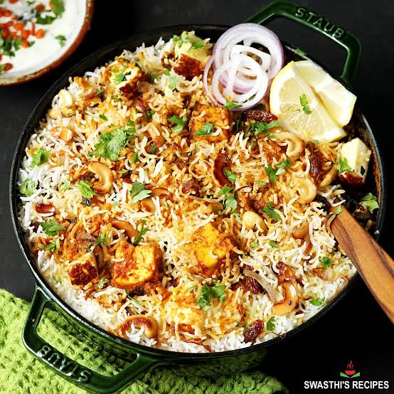 Jumbo Kaju Paneer Biryani (Basmati)