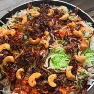 Jumbo Kaju Paneer Biryani (Chittimutyalu)