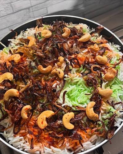 Jumbo Kaju Paneer Biryani (Chittimutyalu)