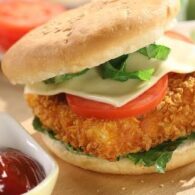 Paneer Cheese Burst Burger - Single