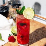 Red Curacao Mojito
