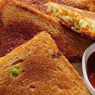 Schezwan Paneer Sandwich - Overload