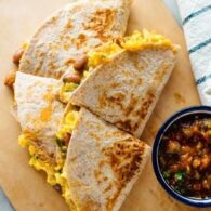 Schezwan Veg Quesadilla Wrap