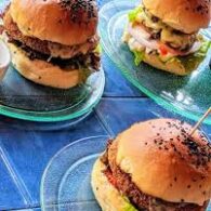 Super Twin Veg Burger - Combo 2